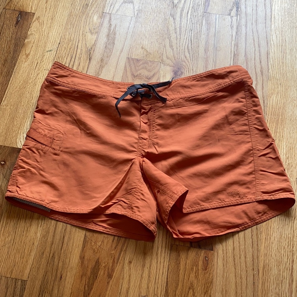 Burnt Orange Patagonia Water Girl Shorts